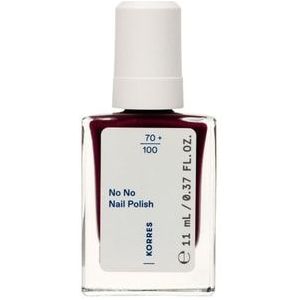 Korres No No Nail Polish 59 Burgundy Red (11 ml)