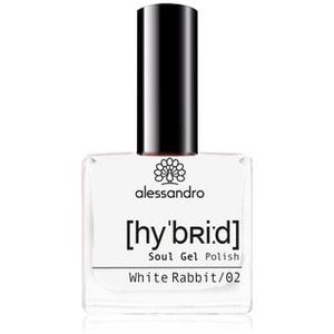 Alessandro Hybrid Aless‘ In Wonderland Nagellak, White Rabbit, 8 ml