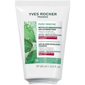 Yves Rocher Pure Menthe Reiniging & Deep Cleansing - Tegen Mee-Eters Gezichtsscrub, 125 ml