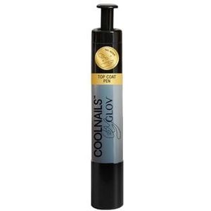 Glov Coolnails Nail Polish Pen Nagellak topcoat, Tranparent Coat, 1 st
