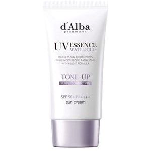 d'Alba UV Essence Waterfull+ Tone-Up Purple Correcting Zonnecrème, 50 ml