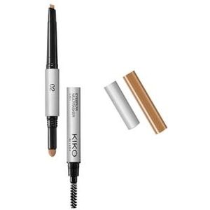 Kiko Milano Eyebrow Multitasker 3-In-1 Wenkbrauwpotlood, 02 Blondes and Redhead, 0.4 g
