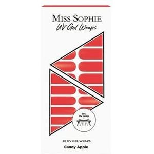 Miss Sophie UV Gel Wraps Candy Apple UV Nagelsticker, 1 st