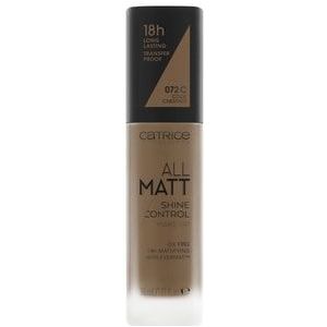 Catrice All Matt Shine Control Vloeibare foundation, Nr. 072 - Cool Chestnut, 30 ml