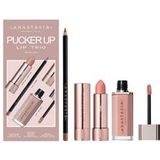 Anastasia Beverly Hills - Pucker Up Lip Trio - Oogmake-up set - Hush Pink / Hollywood / DLX Deep Taupe - 1 st