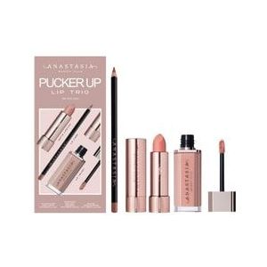 Anastasia Beverly Hills - Pucker Up Lip Trio - Oogmake-up set - Hush Pink / Hollywood / DLX Deep Taupe - 1 st