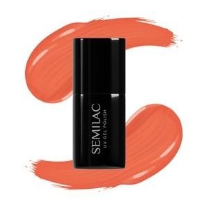 Semilac - UV Nagellack Gel - Bittersweet Orange - 7 ml
