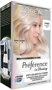 L'Oréal Paris Préférence Le Blonding Toner - 01 Platinum Ice Haarkleur, 1 st