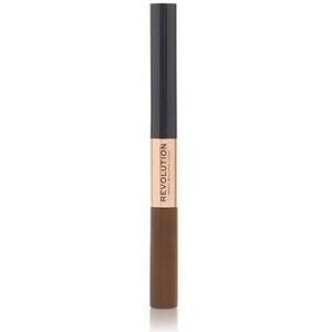Revolution Brow Tint Colour Adapt Wenkbrauwgel, Brown, 2.56 ml