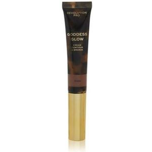 Revolution PRO Goddess Glow Cream Contour & Bronze Contour Stick, Dark, 15 ml