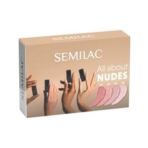 Semilac - Colour's Set All About Nudes - Nagellakset - 1 st