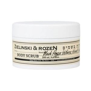 Zielinski & Rozen Black Pepper, Vetiver, Neroli, Amber Lichaamsscrub, 200 ml