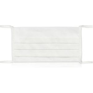 Theaterschneiderei Berlin Mund- und Nasenmaske Weiß Mondkapje, 1 st
