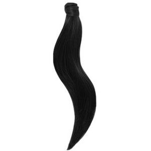 Rapunzel of Sweden Ponytail Straight / Clip-in / Light Volume 1.0 Black 40 cm Hair extensions, 45 g