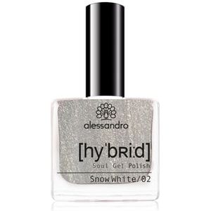 Alessandro Hybrid Nagellak, SNOW WHITE, 8 ml