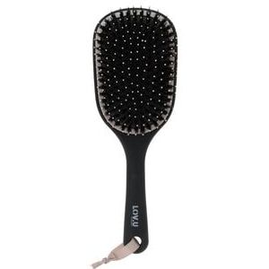 Parsa Beauty Lov.u Peddelborstel in zwart Paddle borstel, Zwart, 1 st