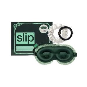 Slip Pure Silk Beauty Sleepover Set with Lace Trim - Peppermint Dreams Haarverzorgingsset, 1 st