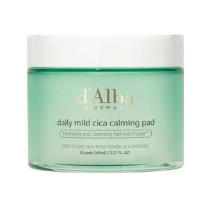 d'Alba Daily Mild Cica Calming Pad Reinigingspads, 50 st