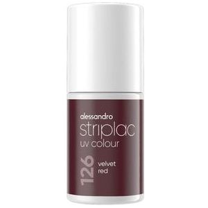 Alessandro Striplac UV Colour The Classic Reds Gel Nagellak, Velvet Red, 6.5 ml