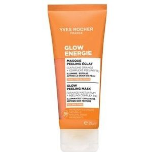 Yves Rocher Glow Energie Peeling Maske für strahlende Haut Gezichtsmasker, 75 ml