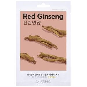 Missha Airy Fit Sheet Mask Red Ginseng Sheet Mask, 19 ml