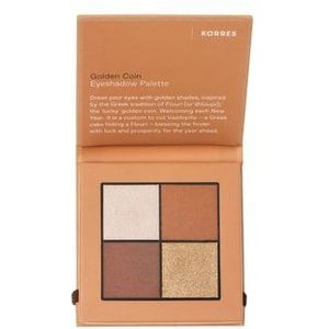 Korres Golden Coin Eyeshadow Palette Oogschaduwpalette, Golden Coin, 5 g
