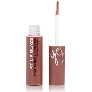BH Cosmetics Los Angeles 411 Lip Glaze High Shine Cream Gloss Lipgloss, Talk, 7 ml