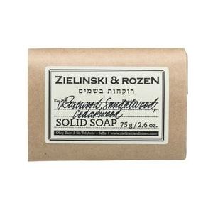 Zielinski & Rozen Rosewood, Sandalwood, Cedarwood Zeepblok, 75 g