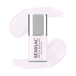 Semilac - S252 Milky Pink - 3in1 One Step Glossy Gel Nagellak - 7 ml
