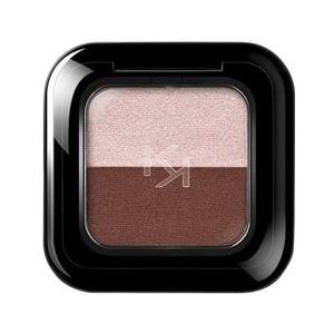 Kiko Milano Bright Duo Eyeshadow Oogschaduw, 09 Ice Rose / Medium Brown, 1.8 g