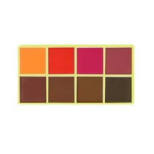 Made By Mitchell Curve Case Pressed Palettes Make-up Palette, Deep, 1 st