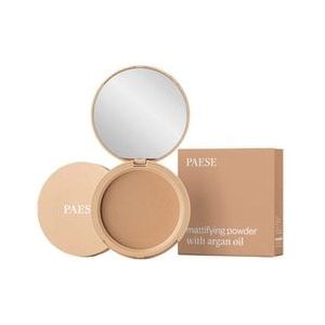 Paese Cosmetics Mattifying Argan Pressed Powder Compact Powder, Nr. 05 - Golden Beige, 8 g