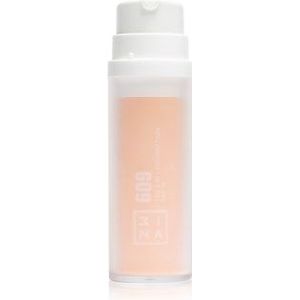 3Ina The 3 in 1 Foundation SPF 15 Vloeibare foundation, Nr. 609 - Light pink, 30 ml
