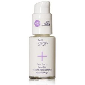 i+m Naturkosmetik Clean Beauty Rosehip Feuchtigkeitscreme Gezichtscrème, 30 ml