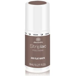 Alessandro Striplac Peel or Soak Nagellak, Nr. 200 - Flat White, 8 ml