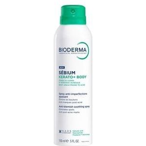 Bioderma Sébium Kerato+ Body Kalmerende 360°-spray tegen acne op de rug en puistjesvlekken Body Mist, 150 ml