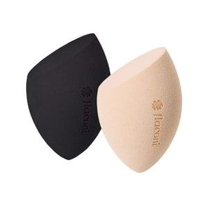 flaconi Collection Make-Up Blender Duo Make-up spons, Beige, Zwart, 2 st