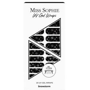 Miss Sophie UV Gel Wraps Snowstorm UV Nagelsticker, 1 st