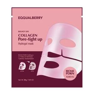 Eqqualberry Collagen Pore-tight up Hydrogel Mask Gezichtsmasker, 4 st