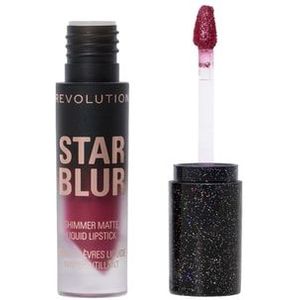 Revolution Star Blur Shimmer Matte Liquid Lip Lipgloss, Crimson Envy, 3.5 ml
