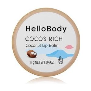 HelloBody Cocos Rich Coconut Lip Balm Lippenbalsem, 14 g
