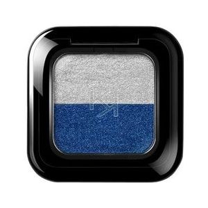 Kiko Milano Bright Duo Eyeshadow Oogschaduw, 17 Silver / Eletric Blue, 1.8 g