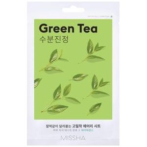 Missha Airy Fit Sheet Mask Green Tea Sheet Mask, 19 ml