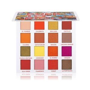 BH Cosmetics 16 Color Shadow Palette Party in Puerto Rico Oogschaduwpalette, Party in Puerto Rico, 16 g
