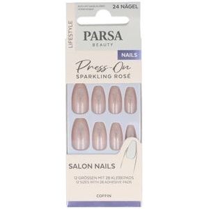 Parsa Beauty - Sparkling Rosé - Kunstnagels - 24 Stuks