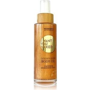 I Want YOU Naked Golden Glow Lichaamsolie, 100 ml