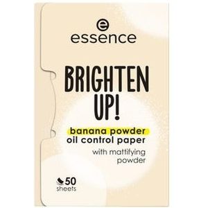 essence Brighten UP! banana powder oil control paper Blotting Paper, 50 st