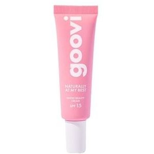 Goovi Naturally AT MY Best Getönte Tagespflege mit Spf15 Getinte gezichtscrème, Dark, 30 ml