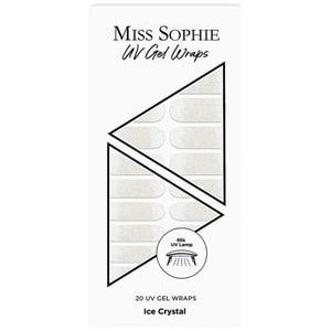 Miss Sophie UV Gel Wraps Ice Crystal UV Nagelsticker, 1 st