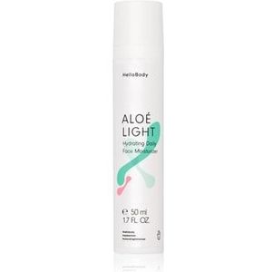 HelloBody Aloé Light Hydrating Daily Face Moisturizer Gezichtscrème, 50 ml